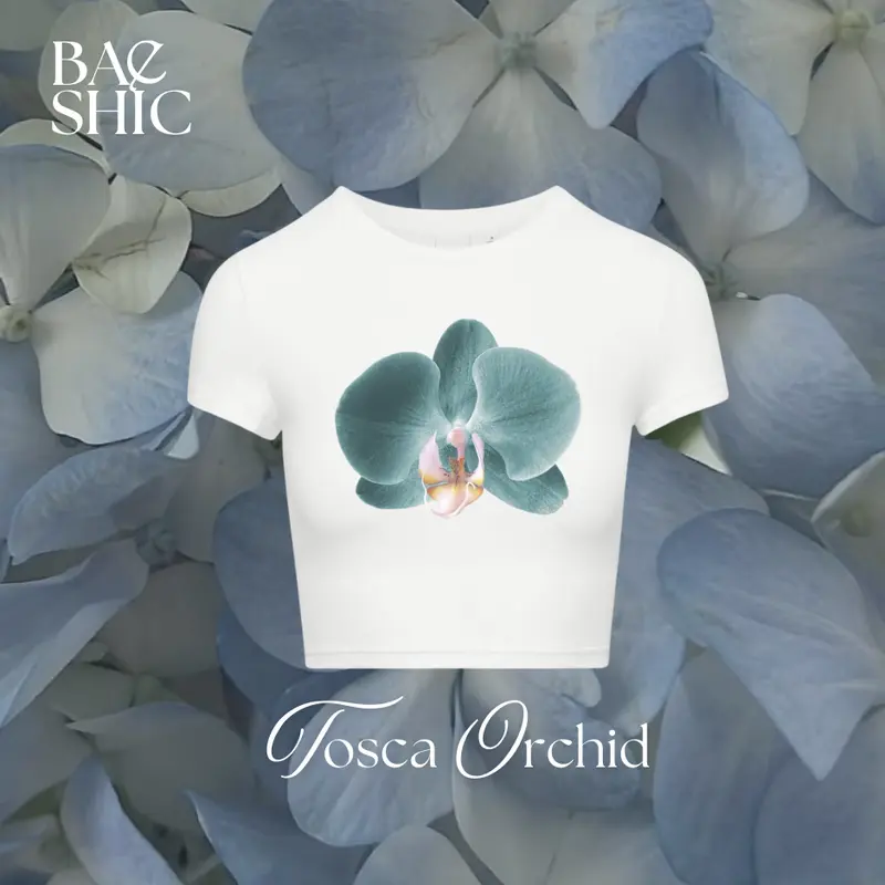 Baeshic Baby Tee - Flowers Edition - White 4