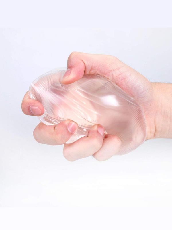 Women's Clear Silicone Strapless Bra Insert, Invisible Push Up Enhancers Pads, Seamless Sticky Bra with Nipple Covers for Daily Wear 3