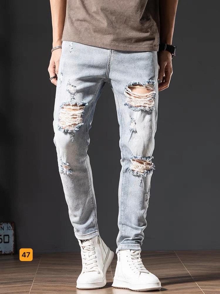 Product Introduction of M47- Quần jean nam rách - chất denim co dãn nhẹ thời trang- M47 Menswear Pants Có Túi 2