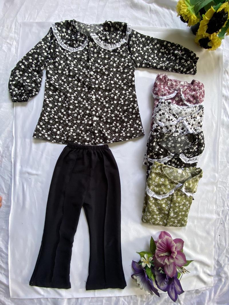 Product Introduction of One set anak sakila cutbray 1-9thn/baju anak cewek/baju anak perempuan/setelan anak sakila 2