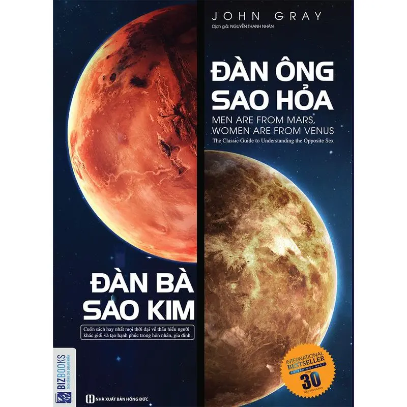 Sách - Đàn ông Sao Hỏa Đàn Bà Sao Kim