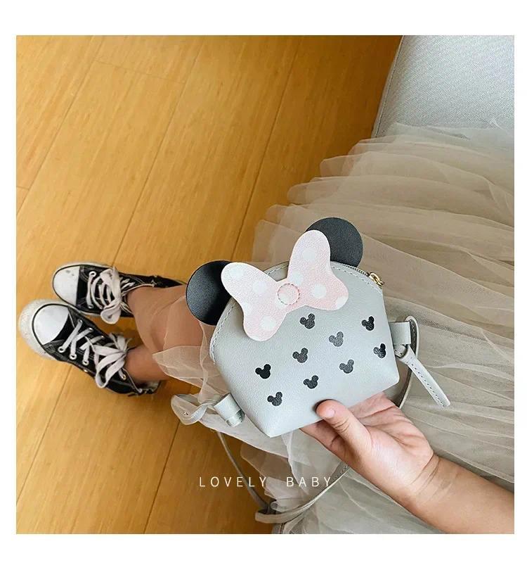 Product Introduction of Cute Princess Girl Coin Purse Crossbody Bag Children's Wallet Coin Bag Cute Cartoon Bow Kids Side Bags Bowknot Shoulder Bag 34