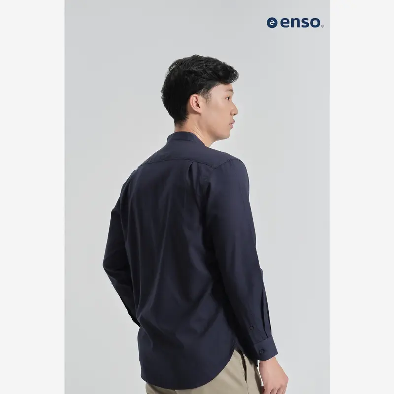 Enso Madsen Long Kemeja Tangan Panjang Reguler Fit Pria 4