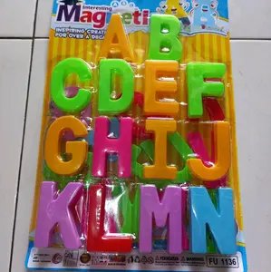mainan abjad magnet