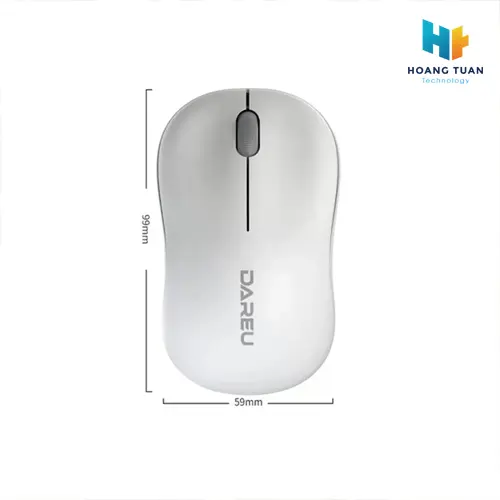Chuột không dây DareU LM106G trắng 1