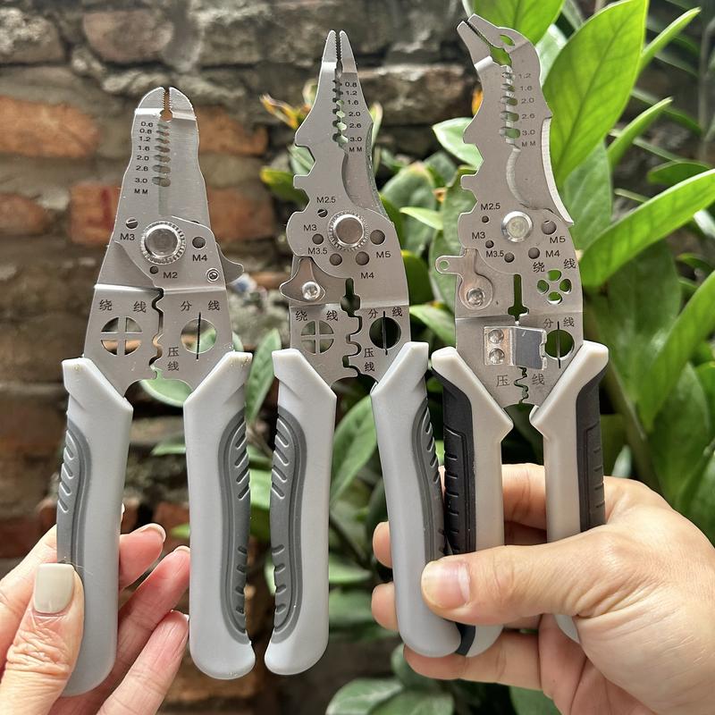 Bộ kìm cắt tuốt dây bấm cos đa năng kèm hộp 300 đầu cos nhiều kích cỡ chuyên dụng đấu nối dây điện trong gia đình 7