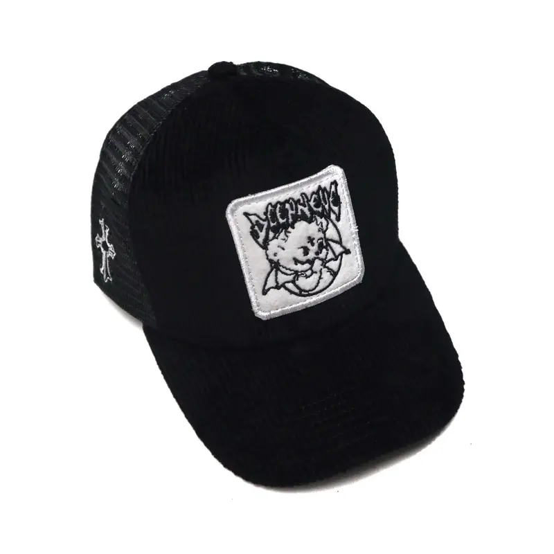 STEALTH TRUCKER HAT BLACK TOPI JARING HITAM DEEPNEVE 0