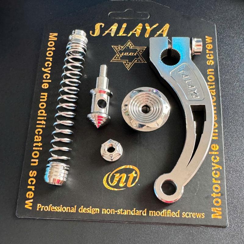 COMBO CÀNG THẮNG INOX 304 SALAYA  GẮN XE VARIO - AB - VISION  KÈM LOXO  Phụ Tùng Phanh Phụ Kiện