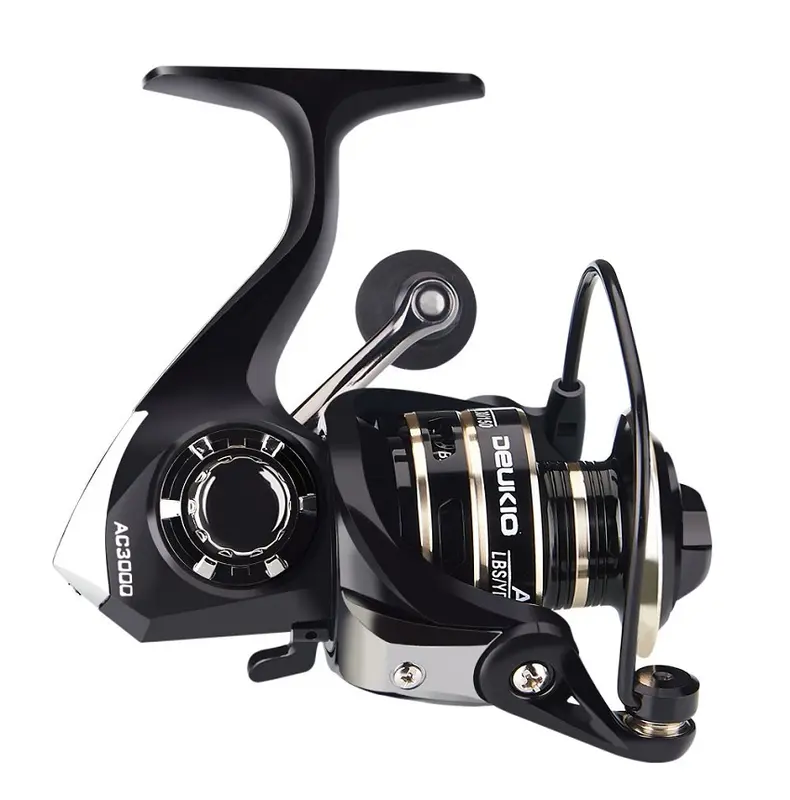 [Siêu khuyến mãi 4 năm tuổi] Máy câu cá Deukio AC full kim loại, tay quay inox, đủ size từ 2000 - 7000 - SANAMI FISHING 4
