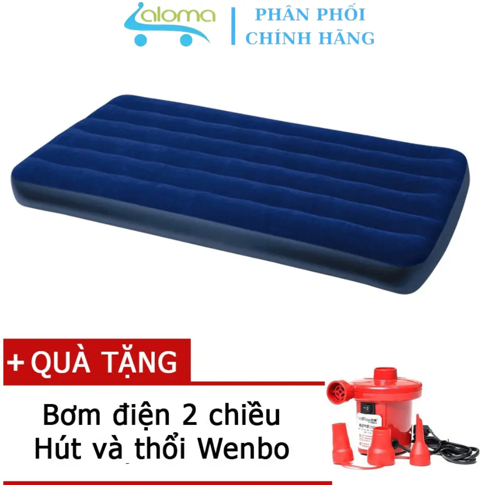 Đệm hơi intex 58950 mát vào mùa hè ấm vào mùa đông (76x191x22cm) Bag Camping Túi