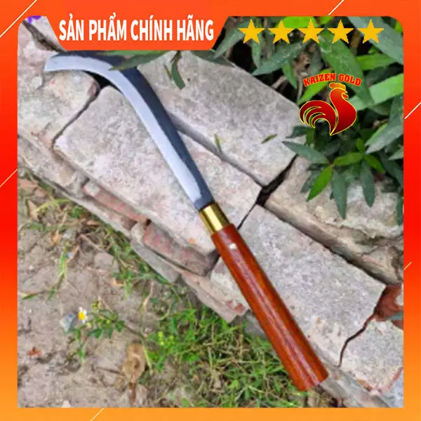 Dao Liềm Quắm cắt buồng dừa phát cảnh cỏ vườn nương rẫy hàng thép NHÍP bền tốt 2
