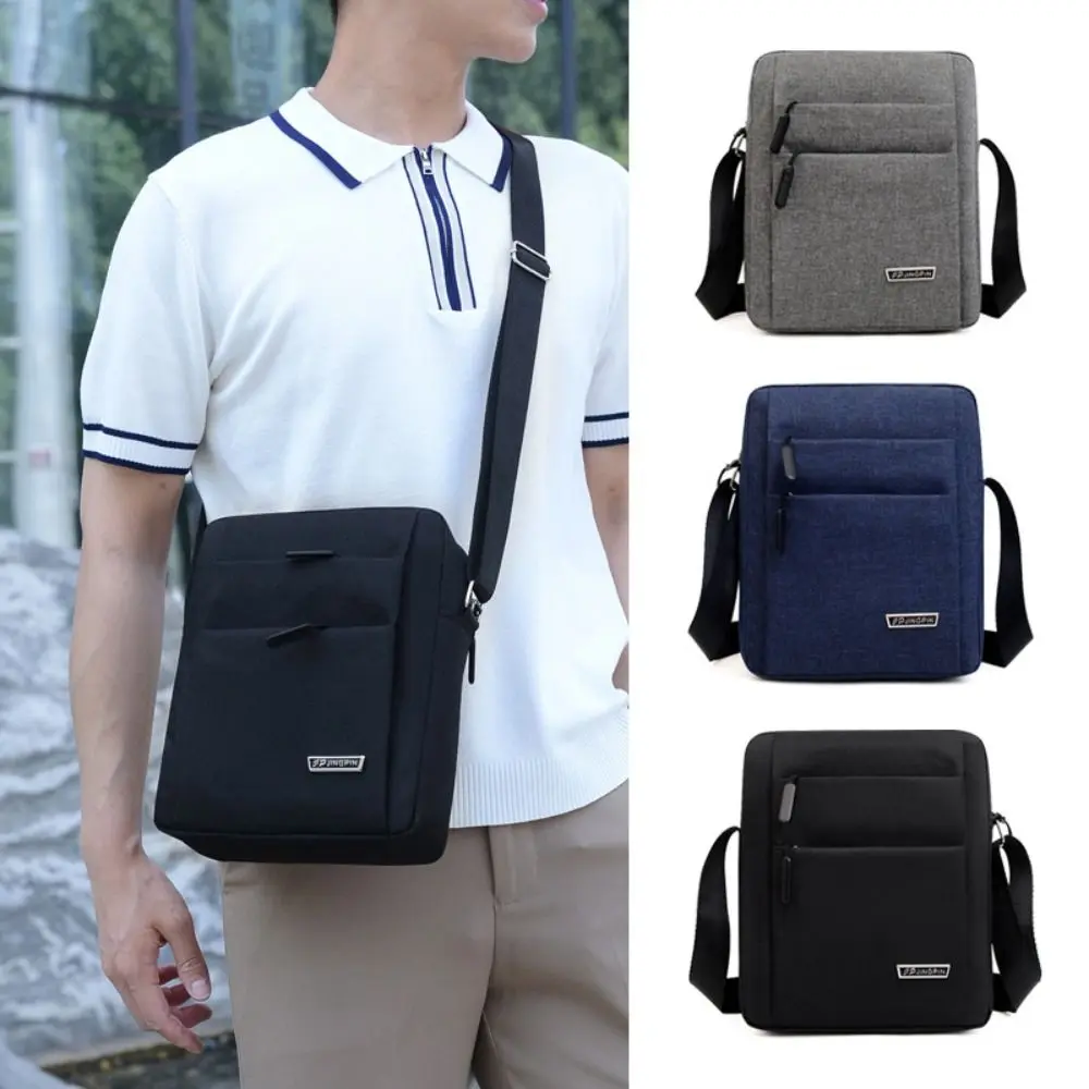 Oxford Cloth Men Chest Bag Storage Bag Waterproof Black Blue Grey Waist Bag Large Capacity Multifunctional Crossbody Bags for Unisex