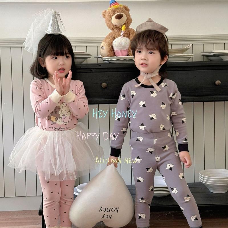 HEY HONEY BỘ THU ĐÔNG DÀI TAY CHO BÉ TRAI BÉ GÁI