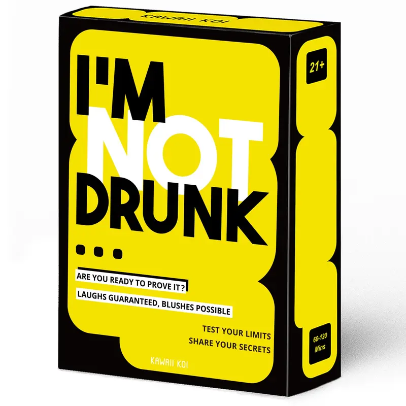 Letter Pattern Party Drinking Cards, 1 Box Hilarious Drinking Game Cards, Game Nights Birthday Gift & Bachelor Party 0