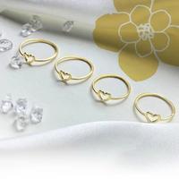 Gambar 【STOPEREL】Cincin Hati Berongga Emas Cincin Mewah Sederhana Cincin Niche Baja Titanium Wanita - No.5 dari STOPEREL Kota Bekasi 5 Tokopedia