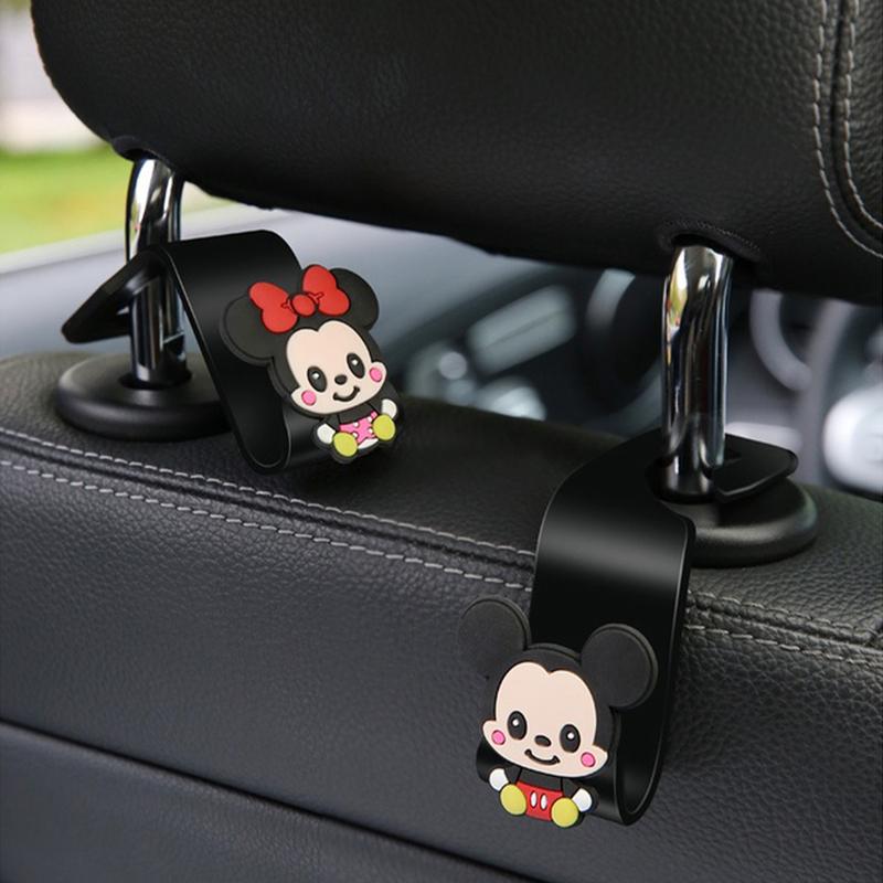 Móc treo đồ sau ghế ô tô họa tiết hoạt hình 3D đáng yêu - Phụ Tùng -…