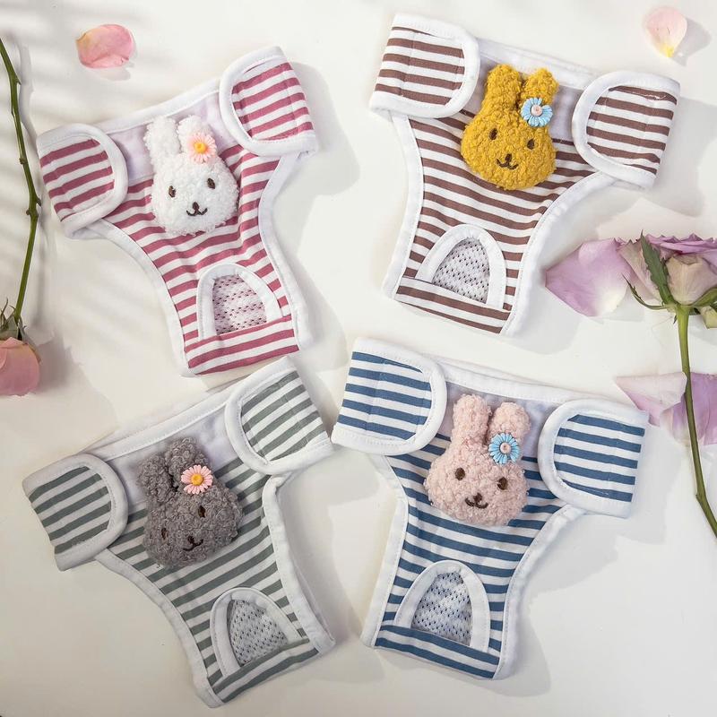 [Tặng 5 - 10 - 20 miếng dán] COMBO Yếm Quần Sinh Lý Thêu Cho Chó Cái Quần Chip Chó Mèo Thú Cưng Ngày Rụng Dâu Giá Rẻ Hihapet.