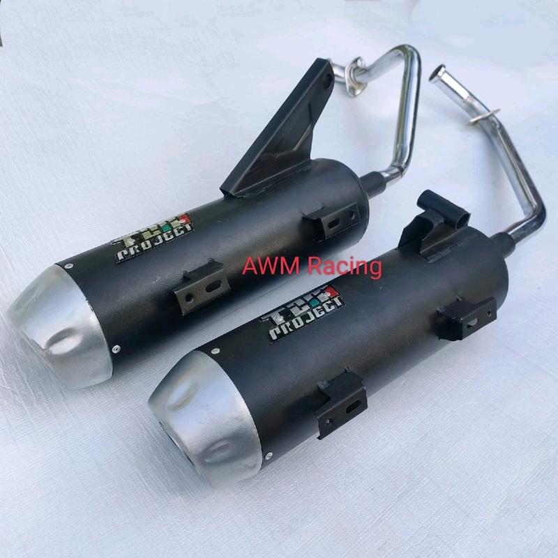 Knalpot TZM Project motor beat fi beat karbu 150 Vario 125 Vario 150 LED Scoopy Mio sporty Mio J COD 3
