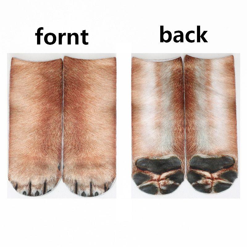 Product Introduction of Firstrich-TikTok Animal Feet Socks Trotter 3D Printing Creative Parent-Child Long Men's and Women's Tiger Children Cat's Paw Dog's Paw Chicken Feet 13
