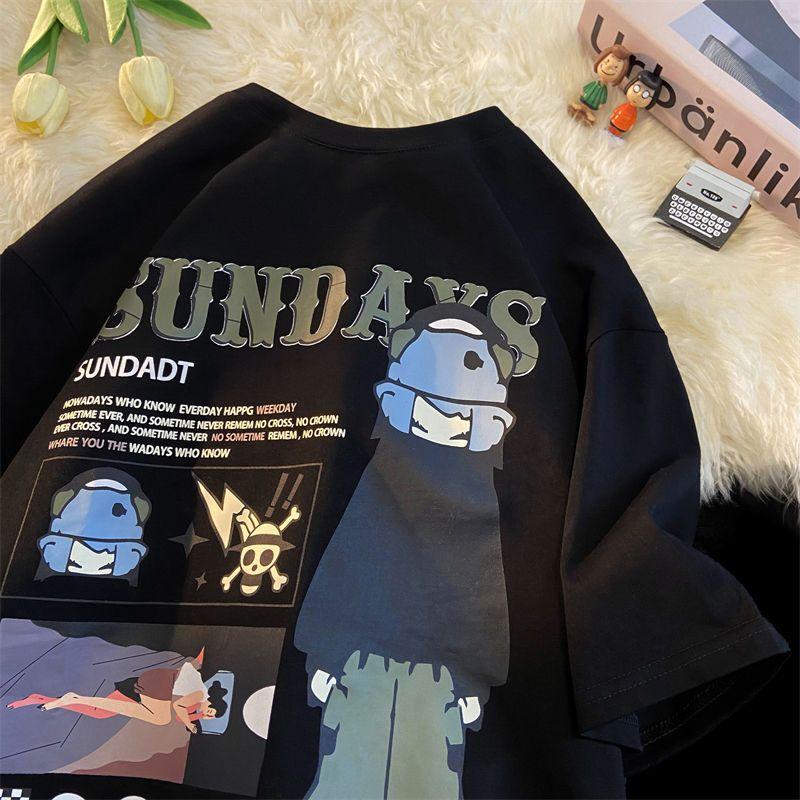Product Introduction of Hip Hop Style Cotton Unisex Short Sleeve T-shirt 5