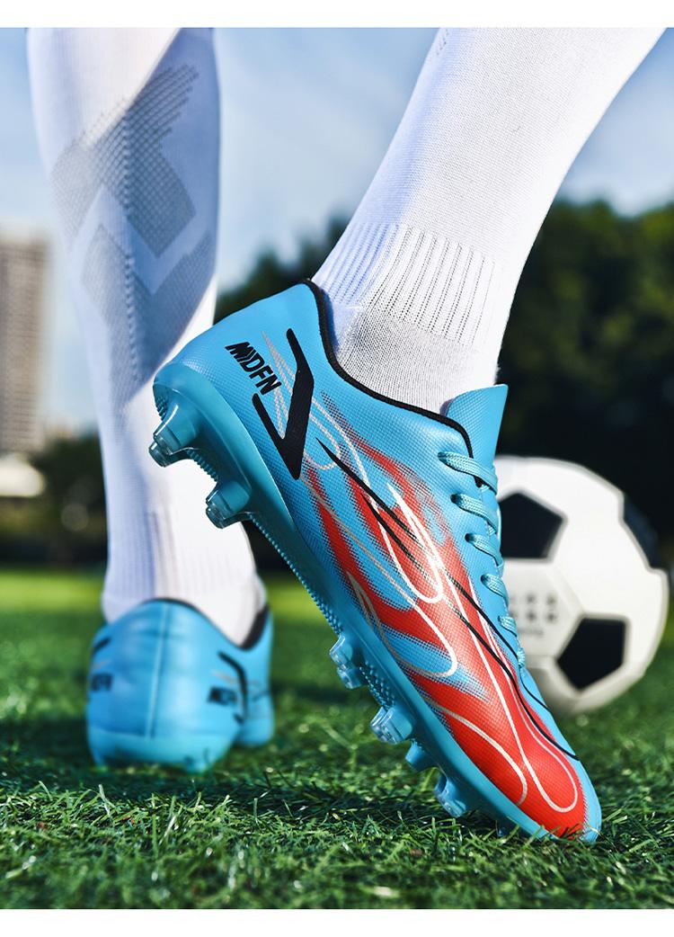 Product Introduction of Football Boots Soccer Cleats Spikes Shoes for Men Women Unisex Child Boys Girls Professional Breathable Training High-Tops Futsal 2 41 Y 4 42