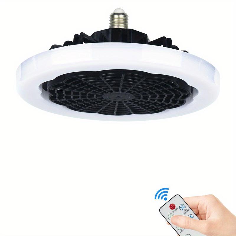 Ceiling Fan with LED Lights for Bedroom, 3-speed LED Fan Lamp, Modern Remote Control Fan with LED Light, Indoor Cozy Lighting, Decorative Fan Night Light for Living Room 7