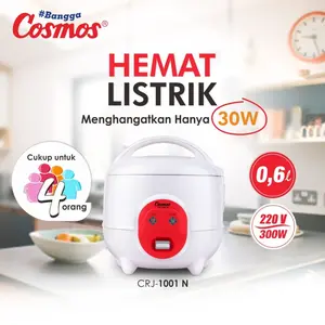 Cosmos Rice Cooker CRJ 1001 / Reskuker Cosmos CRJ-1001 / Rice Cooker Cosmos ORIGINAL CRJ1001 Penanak