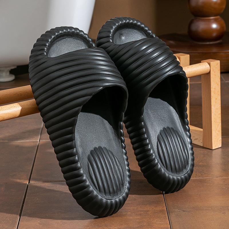 Stepping on Poop Feeling Slippers for Women, Summer Indoor Home Thick Sole Non-Slip EVA Couple Sandals, Men's Summer Outdoor Wear 8