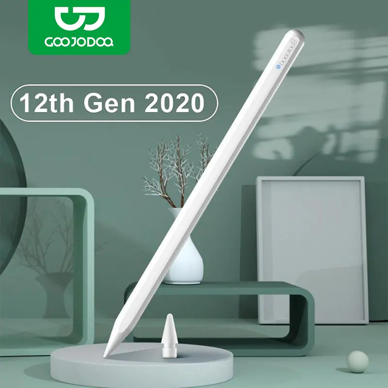 【COD/GOOJODOQ】【FOR IPAD ONLY】GD12 gen Stylus Pencil for iPad Pro 11, Air 4, 9th Gen with Palm Rejection