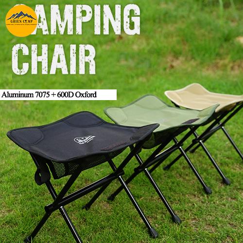 Ghế Gấp Gọn Khung Nhôm Hợp Kim 7075 Vải Oxford 600D Chịu Tải Trọng Cao 100KG Dùng Cắm Trại Dã Ngoại Câu Cá 1