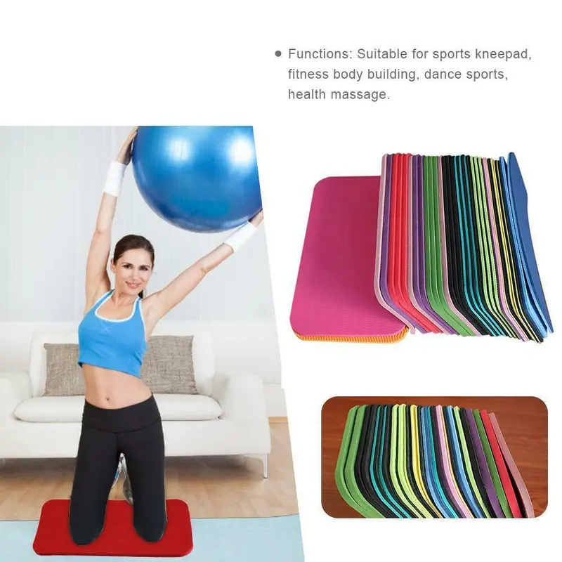 Bánh Xe Tập Bụng, Thảm Tập Yoga Lòng Đất, Thảm Chống Trượt, Dày Dặn, Thiết Bị Hợp Tác, Thích Hợp Để Tập Thể Dục, J9M1 6