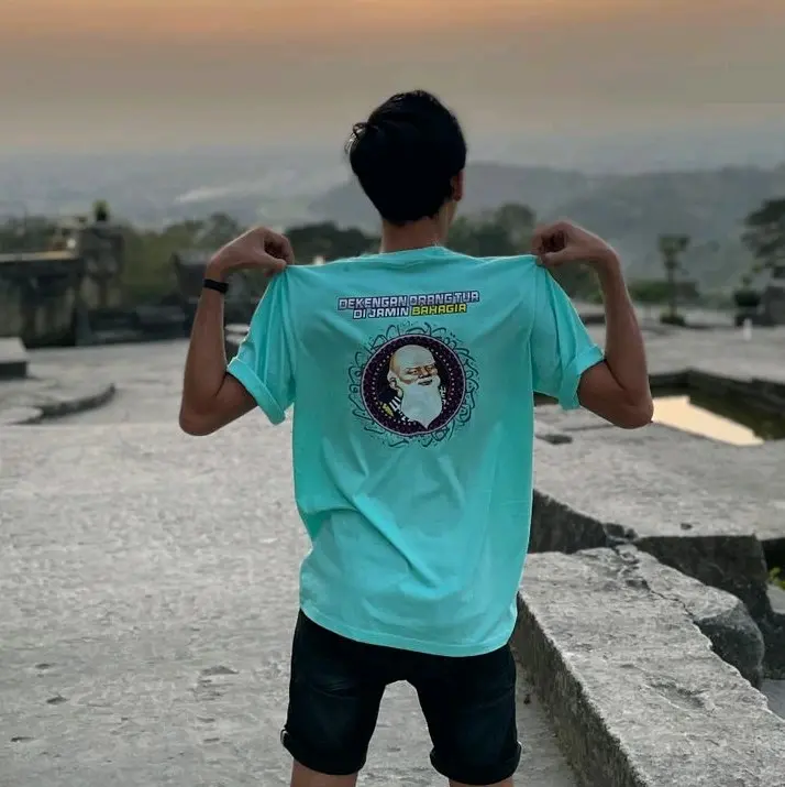 kaostop dekengan orangtua dijamin bahagia Santai Sablon 6
