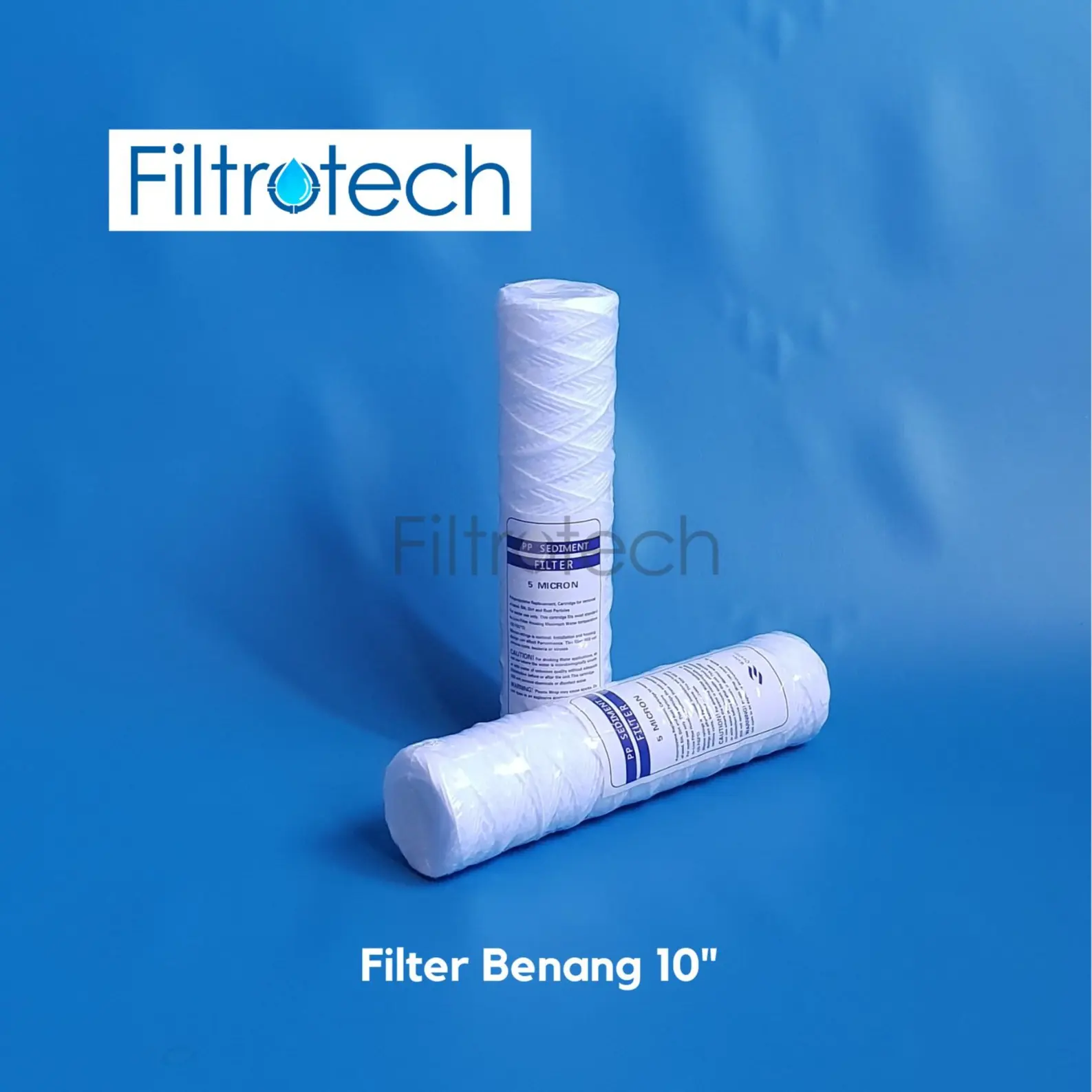 Filter Cartridge Benang String Wound 10 inch - Cartridge Filter Air String Wound 10 Inch