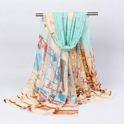 Product Introduction of Khăn Choàng Voan Tức Thì, Parsimonious, 50 * 150cm, Thời Trang Nữ, Khăn Trùm Đầu Hồi Giáo, Turba, WJ1042-11 14