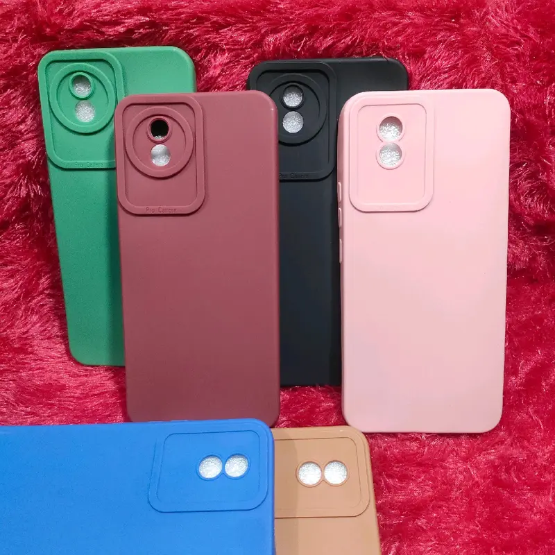 Soft Case Viv Y02 Y02T Y28 Y18 Y03 Silikon Casing Case Macaron Pelindung Pro Camera 2