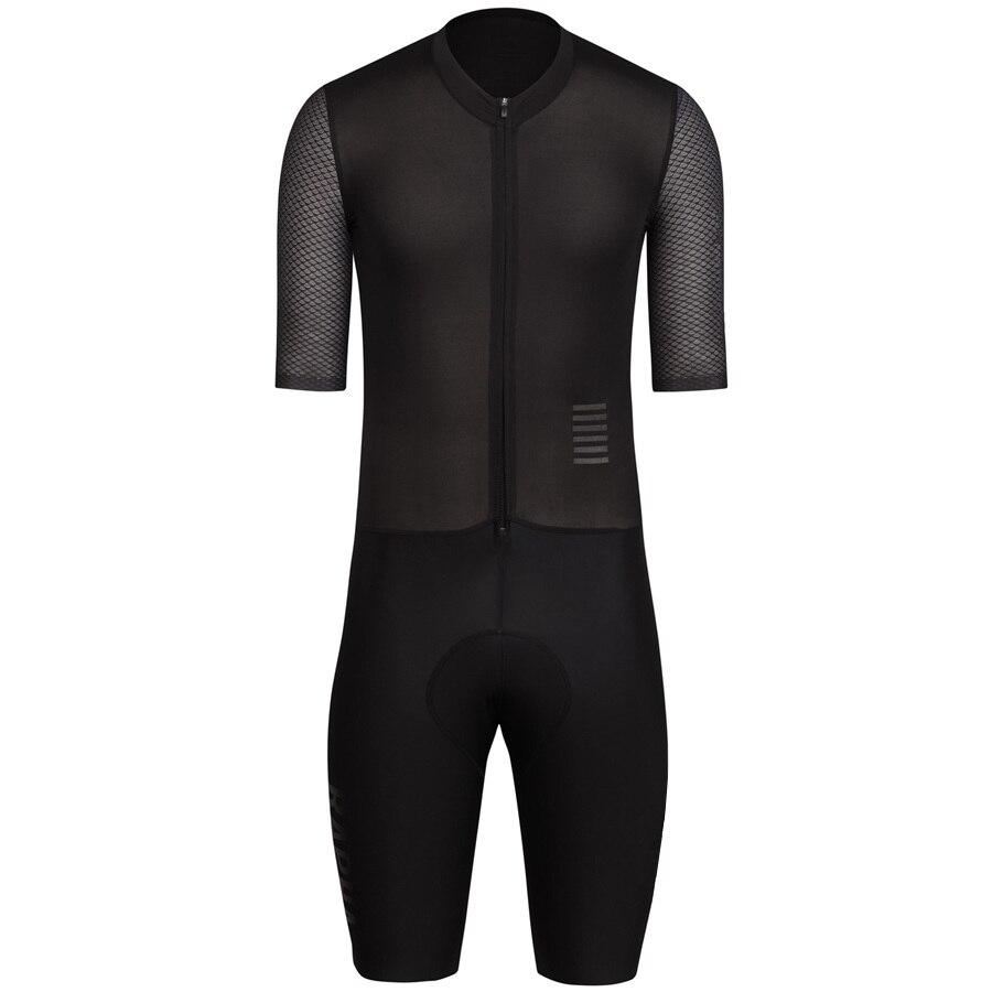 Maillot de cyclisme RAPHA Trisuit Cycling Skin Suit Race Fit Triathlon Combinaison à manches courtes Speed Suit Vêtements de triathlon pour hommes Trisuit Road Mtb Short Set_voghion.com