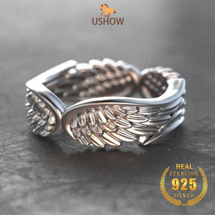 Gambar USHOW Cincin Perak S925 Perhiasan Kepribadian - perak, Nomor 6 dari USHOW Kab. Gresik 3 Tokopedia