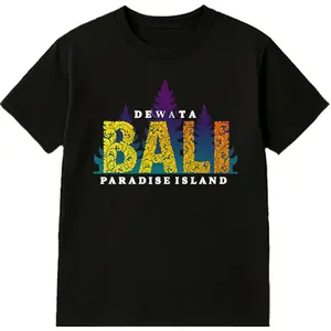 Promo Kaos Oleh Oleh Bali Ubud Tshirt Unisex Souvenir Gift Lengan Pendek