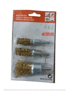 MURAH MATA sikat bor  3 pcs mangkok set kawat Wire Brush