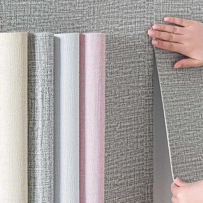 Cuộn xốp dán tường dài 2m8 có keo sẵn chống ẩm chống thấm nước giá rẻ