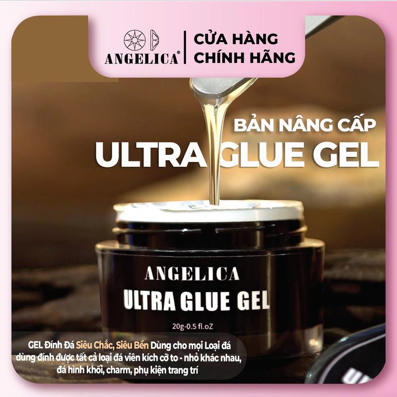 Tổng Hợp GEL Đính Đá, Nhiều Công Năng ANGELICA - Siêu Tiện Lợi - Cần Đèn Hơ Gel Women Nữ Sơn Gel tuýp