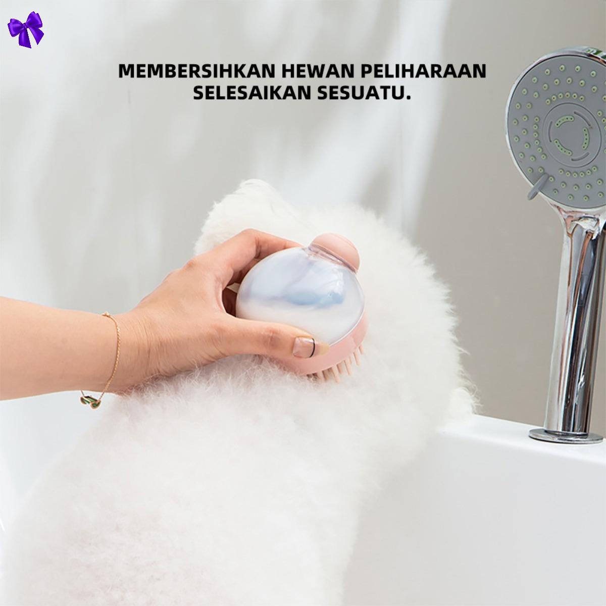Pembersih Sikat Sabun Mandi Otomatis untuk Hewan Peliharaan, Lembut untuk Kucing & Anjing, Penghilang Bau, Perawatan Bulu, Antilekat, Higienis - 80ml Pembersih Sikat Sabun Mandi Otomatis untuk Hewan Peliharaan, Lembut untuk Kucing & Anjing, Penghilang Bau, Perawatan Bulu, Antilekat, Higienis - 80ml