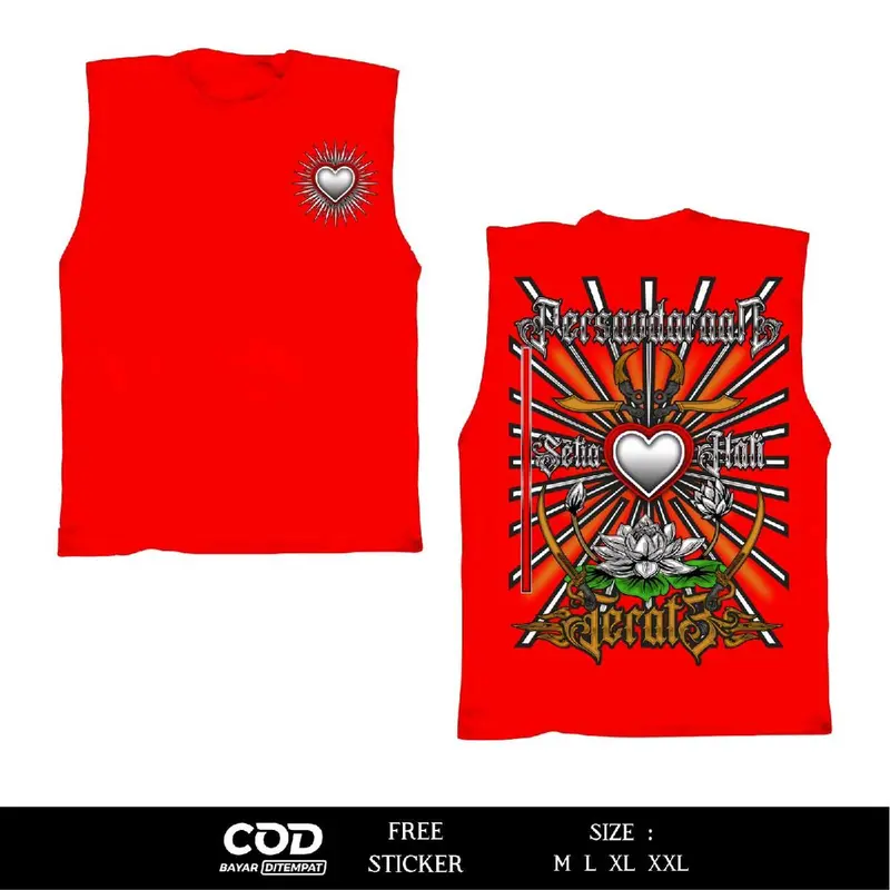 Kaos Singlet PSHT Persaudaraan Setia Hati Terate Sablon DTF Desain Tetbaru by ARS88Store 4