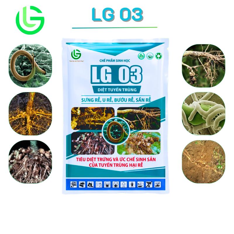 LG 03 Siêu Tuyến Trùng Sưng rễ u rễ bướu rễ sần rễ Phát triển bộ rễ Phổ tác dụng rộng