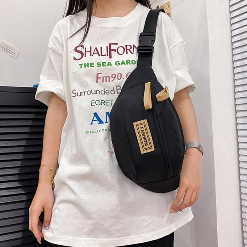 Product Introduction of Chest Bag For Men Solid Color Waist Bag High Quality Women Shoulder Bag Multifunction Male Fanny Pack Crossbody Small Bag 26