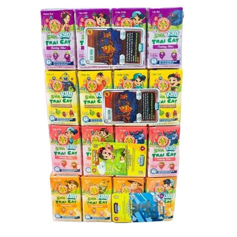  Sữa Kun trái cây 110ml lóc 4 thùng 48 hộp 