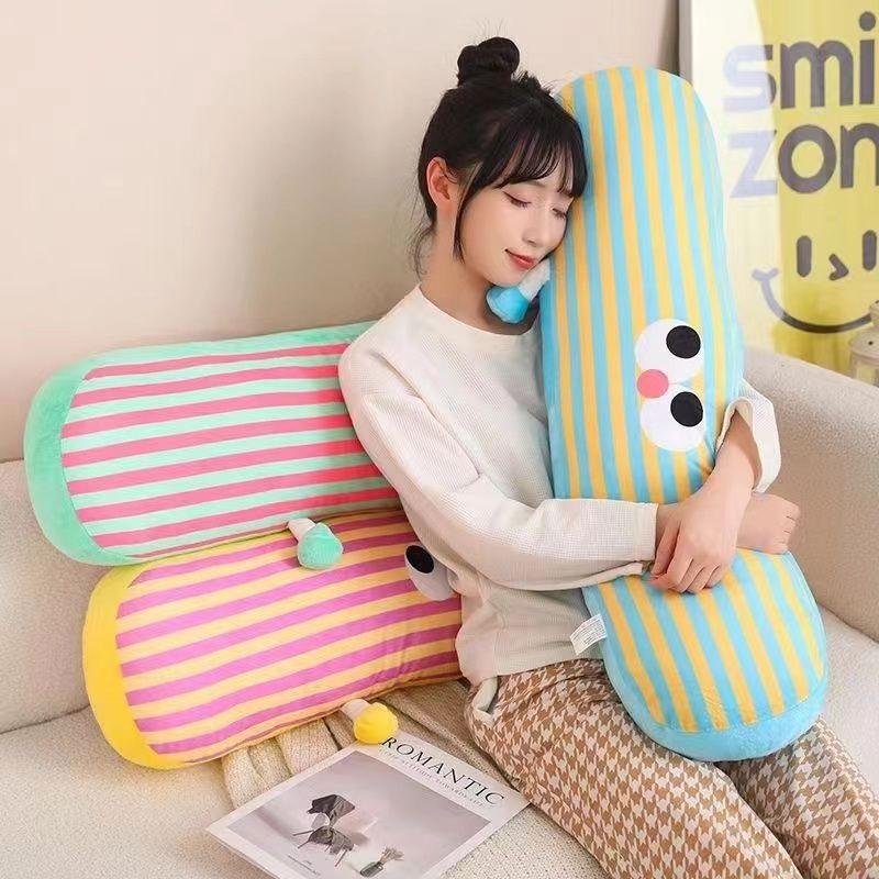 Product Introduction of Gối Gối Dài, Thiết Kế Dễ Thương, Thích Hợp Cho Bé Gái, Phòng Ngủ Ký Túc Xá, Giường Ngủ, Ngủ Bên, Gối Đệm Sáng Tạo, Kẹp Chân, Gối 3