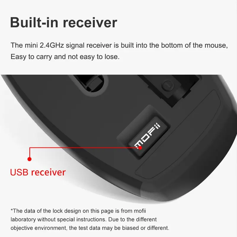 MOFii Silent USB Wireless Keyboard & Mouse Combo, Quiet Design Keyboard & Mouse Set for Distraction, Free Typing, Effortless Plug & Play, Silent Night Keyboard 7