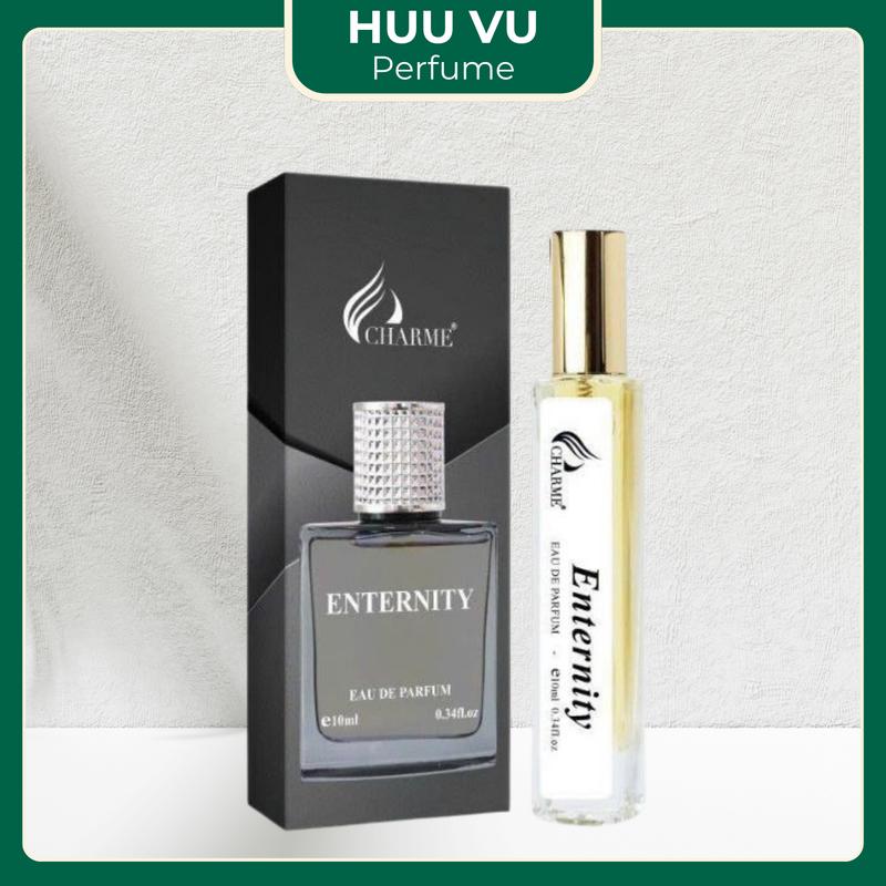 Nước Hoa Nam Charme Enternity 10ml, Có hộp Cosmetic Perfume Xịt Thơm