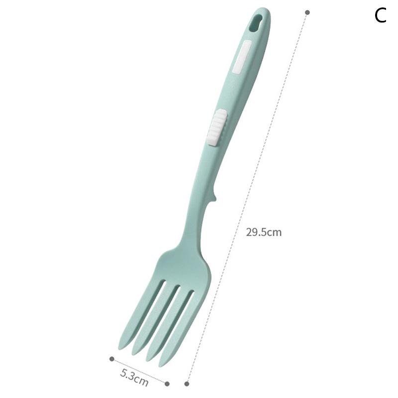 Product Introduction of Flexible Cooking Utensils Multi-function Spaghetti Server Silicone Fork Salad Forks Whisking Serving Kitchen Accessories Cutlery Lightweight 28